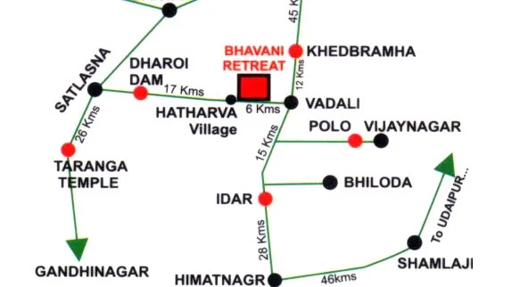 Bhavani Retreat Road Map